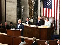 George Bush delivers the State of the Union address. Click image to expand.