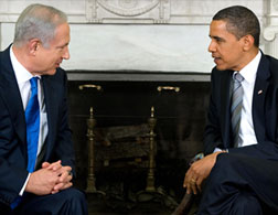 Benjamin Netanyahu and Barack Obama.