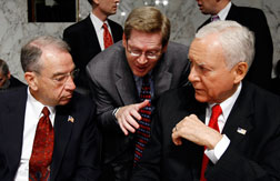 GOP Sens. Charles Grassley and Orrin Hatch 
 Click image to expand.
