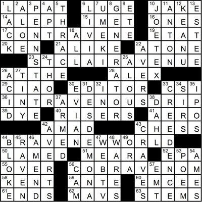 crossword.