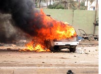 Car bomb in Iraq. Click image to expand.