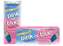 A home pregnancy test