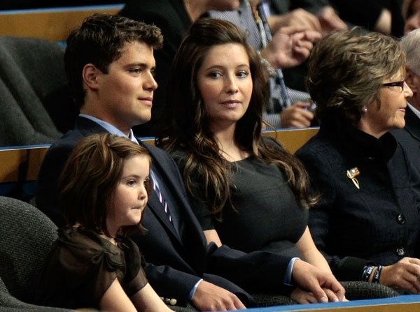Bristol Palin with her boyfriend, Levi Johnston.