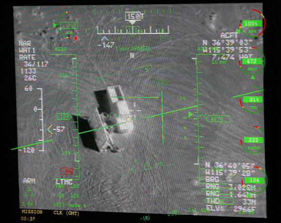 Display from an unmanned aerial vehicle.