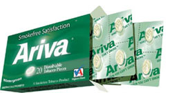 Ariva Menthol Wintergreen dissolvable tobacco tablet /obaccoproducts.org