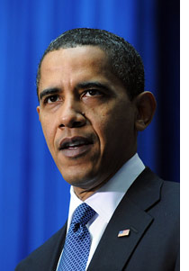 Photograph of Barack Obama by Kevin Dietsch-Pool/Getty Images.