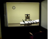 Death chamber. Photograph by Mike Simons/Getty Images.