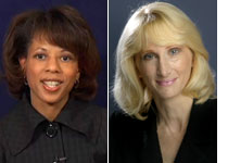  Melody Barnes and Wendy Wright. Photographs of: Barnes courtesy Gage/Wikipedia; Wright courtesy Concerned Women for America.