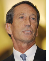 Photograph of South Carolina Gov. Mark Sanford by Davis Turner/Getty Images.