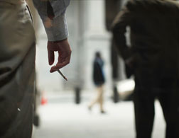 Smoking outside. Click image to expand.