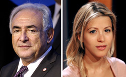 Dominique Strauss-Kahn and Tristane Banon. Click image to expand.
