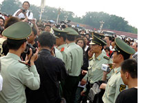 Men in uniform.