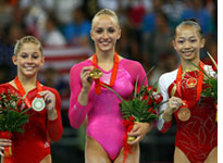 Nastia Liukin and Shawn Johnson. Click image to expand.