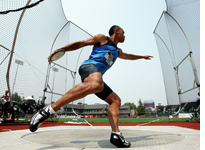Decathlete Bryan Clay. Click image to expand.