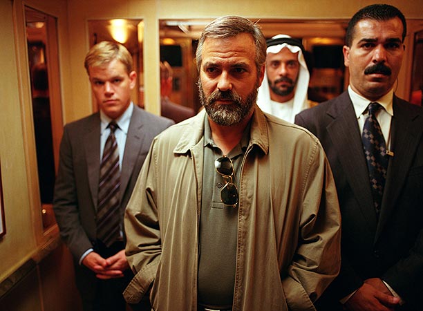 Clooney gets love handles.
