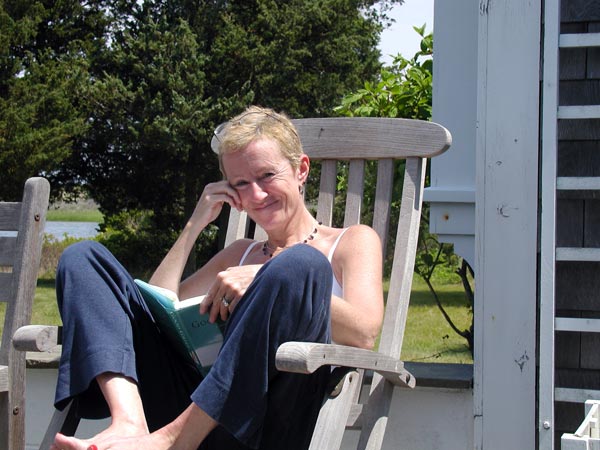 Marjorie on Cape Cod in June 2004, the summer before she died.