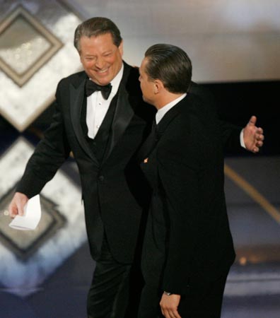 Al Gore and Leonardo DiCaprio