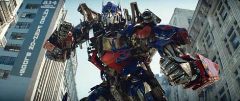A scene from Transformers.