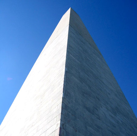 The Washington Monument is one of nine memorials on the tour.