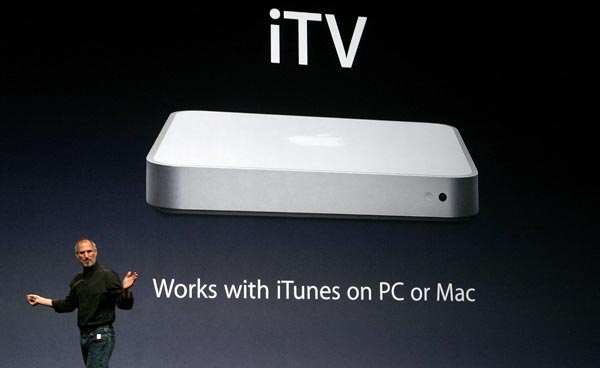 Steve Jobs introduces iTV.