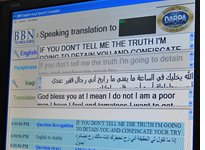 New software uses voice recognition to translate English into Iraqi Arabic and vice versa. Click image to expand.