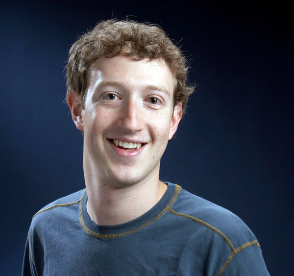 Facebook founder Mark Zuckerberg.