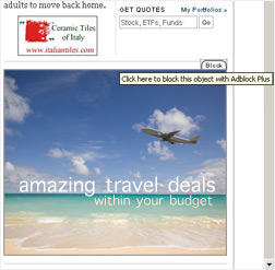 Ad blocking application. Click image to expand.