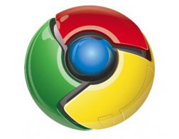 Google Chrome logo.