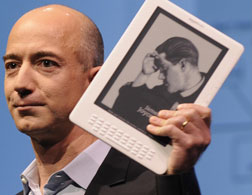 Jeff Bezos and a Kindle. Click image to expand.