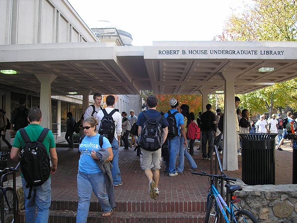 The Undergraduate Library, open 24 hours.
