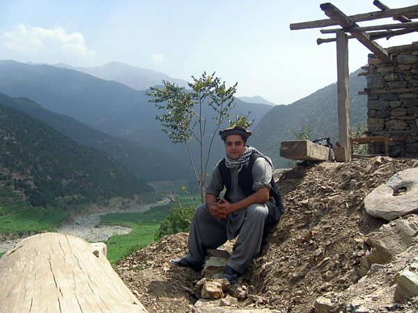 The author in Afghanistan.