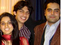 With friends at a Ramadan banquet at Yale
Click image to expand.