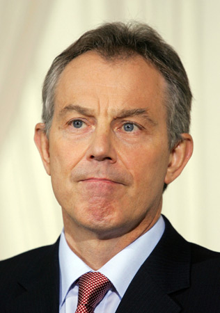 Prime Minister Tony Blair.