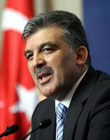 Turkey's Foreign Minister Abdullah Gul.