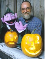 Puppeteer Jerry Nelson, the man behind Sesame Street's Count. Click image to expand.