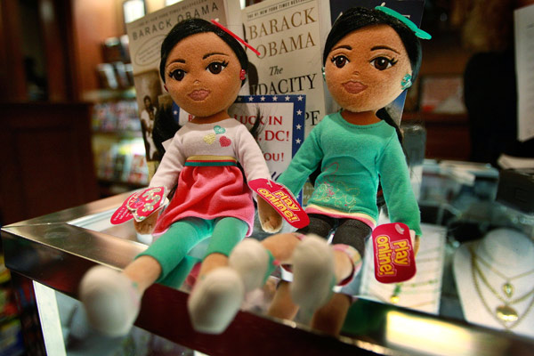Ty Inc.'s "Sweet Sasha" and "Marvelous Malia" dolls.