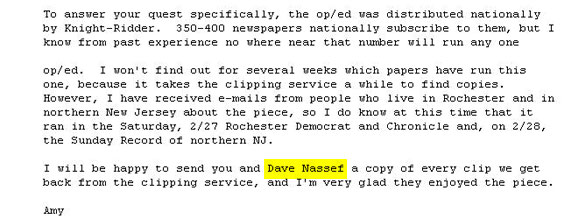 Pitney-Bowes' chief lobbyist.