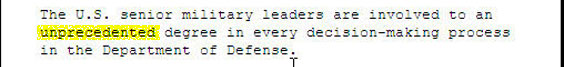 Not one syllable that follows justifies use of this adjective.
