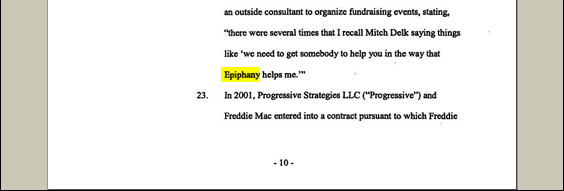 Epiphany Productions, a political fundraising firm, organized the events. Its co-founder is a former deputy finance director of the National Republican Congressional Committee. 