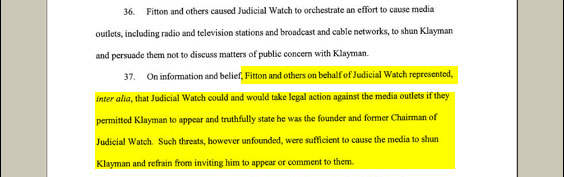 Another possible explanation for why cable news shows lost interest in on-air interviews with Klayman may be that in Florida's Republican Senate primary, Klayman received 1.1 percent of the vote.