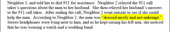This is relevant because Rosenbaum would be repeatedly mistaken for a passed out drunk by various medical personnel, including one doctor.