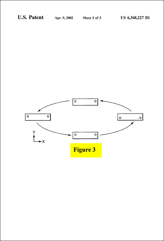 A variation on the side-to-side swing is the oval swing. This one is SURE to put the hard wooden or plastic seat in the mouth of another child, knocking out a tooth or breaking a nose. Military applications?