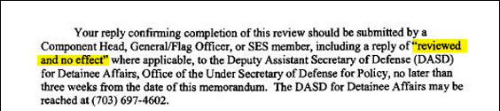 Bureaucratese for "ain't nothing we have to do different."