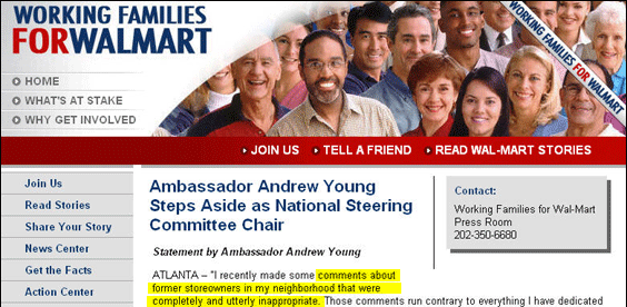 Young says "inappropriate" but he doesn't say "untrue." Asked in an Aug. 22 interview with CNN's Anderson Cooper whether he thought his remarks were "bigoted, racist, and anti-Semitic," Young said, "I don't, but I do think that those statements, as reported, were bigoted and anti-everything and everybody." This construct put the principal blame on the media (including, presumably, the Los Angeles Sentinel) for taking his words out of context. Later in the interview, Young was more contrite, saying "I shouldn't have lost my cool" and referring to his words as "this kind of almost hate speech." That piqued Cooper's interest ("do you really view it as hate speech?"), which in turn sent Young scurrying back to blaming the press. "That's the way it was interpreted by the New York Times and the Los Angeles Times," he said, "that I was a demagogue on the rise and that they'd better shut me up quick. I pleaded with them. You know, I told them I welcomed the Hispanic community into Atlanta as mayor. [Er, who said anything about Young being prejudiced against Latinos?] I've been to Korea five times, trying to work with the Koreans. My relationship with Jews and Arabs has gone all the way back to early childhood, frankly. And for me to be labelled as somebody trying to stir up racial discord offended me, but I had to say I contributed to it. And that's what I was sorry for." 