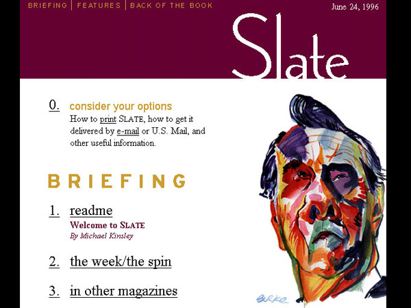 Slide show: Ten years of Slate design.