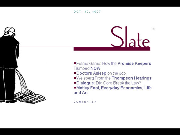 Slide show: Ten years of Slate design.