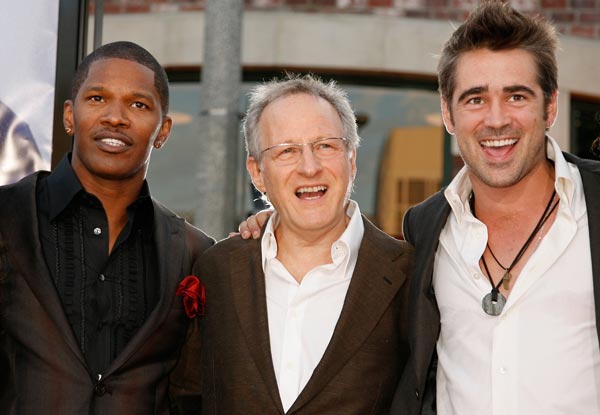 Jamie Foxx, Michael Mann, and Colin Farrell.