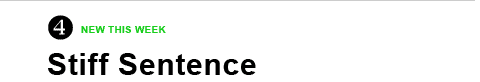 4. Stiff Sentence