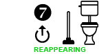 7. Reappearing [up arrow]