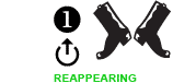 1. Reappearing UP ARROW